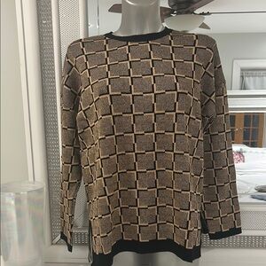 Chic Geometric women tops and bottoms sweater sets